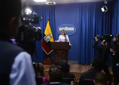 Carolina Jaramillo, vocera del Gobierno de Ecuador.