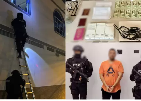 Momentos del operativo en el que fueron detenidos los familiares de Jos� Adolfo Mac�as, en el caso Blanqueo Fito, el 2 de junio de 2025.