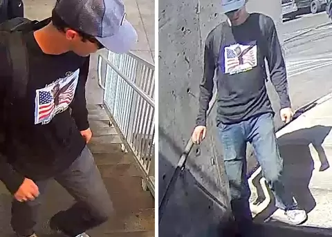 Imagen del sospechoso del asesinato de Charlie Kirk cedida por el FBI.