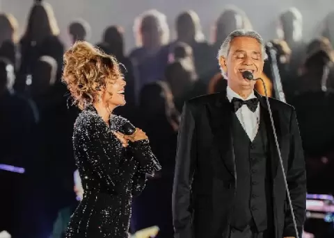 Karol G y Andrea Bocelli