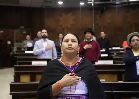 Este martes, el movimiento Pachakutik expresaron su rechazo a la eliminaci�n del subsidio