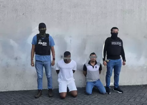 Dos integrantes de 'Los Tiguerones' fueron detenidos en Guayaquil, el 16 de septiembre de 2025.