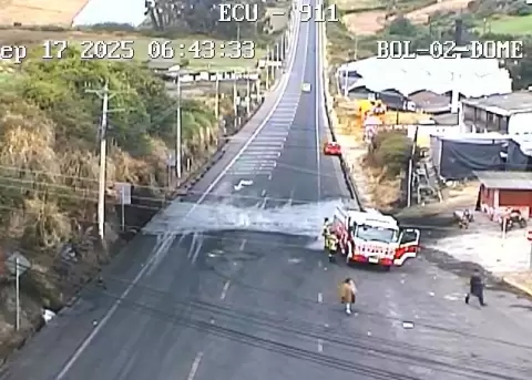 V�as de la provincia de Carchi fueron despejadas este 17 de septiembre de 2025.