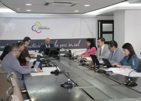 El Consejo de la Judicatura removi� a cuatro servidores judiciales por su presunta vinculaci�n con una red de delitos organizados.