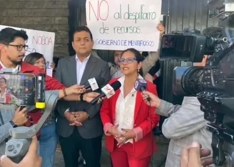 Inscripci�n de Unidad Popular para el "NO" en el referendo 2025.