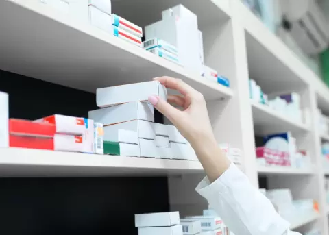 Despacho de medicinas.
