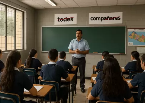 Bukele proh�be el lenguaje inclusivo en escuelas p�blicas salvadore�as.