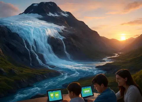 El agua es vida: proteger glaciares asegura el futuro humano.