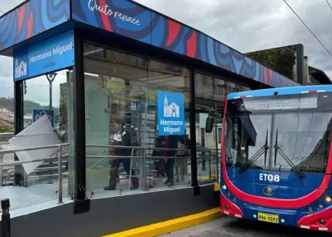 Transporte p�blico de Quito.