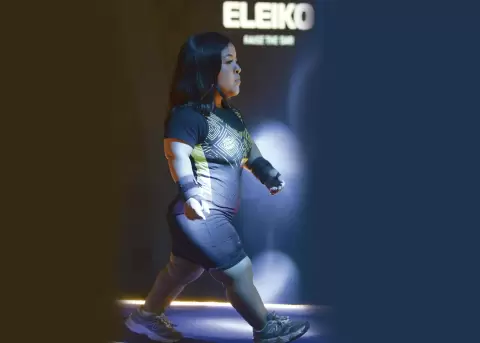 Maylin Lascano deja el nombre del pa�s en alto.