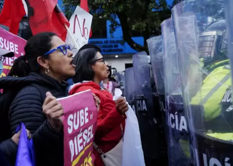 El Frente Unitario de Trabajadores lidera una jornada de manifestaciones en rechazo a pol�ticas gubernamentales.