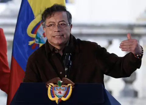 El presidente de Colombia, Gustavo Petro.