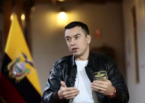 Daniel Noboa, presidente de la Rep�blica en entrevista para CNN.