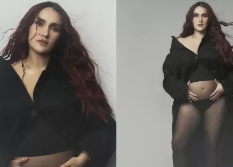 Dulce Mar�a anuncia la llegada de su segundo hijo.