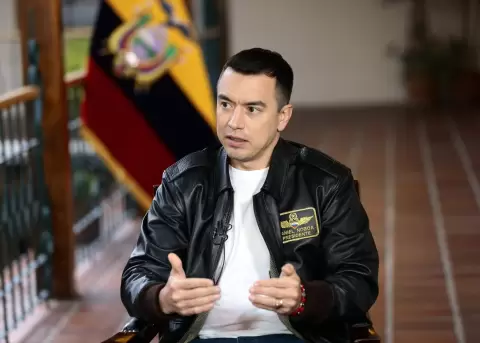 Daniel Noboa, presidente de la Rep�blica, en entrevista con CNN.