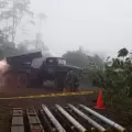 Fuerzas Armadas destruyen 12 hectáreas de minería ilegal en Azuay tras operativo de gran escala