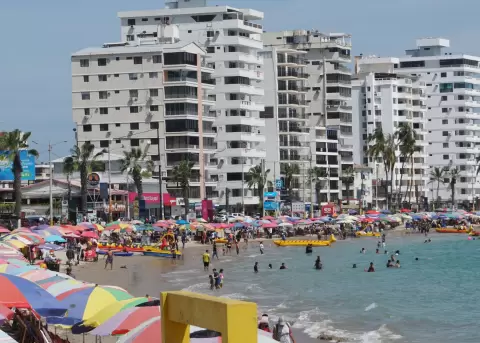 Imagen referencial de playas en Ecuador.