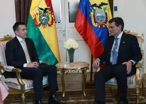 El presidente de la Rep�blica, Daniel Noboa, mantuvo una reuni�n con su hom�logo boliviano, Rodrigo Paz, en La Paz.
