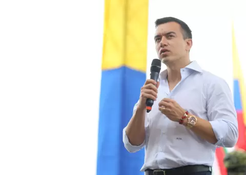 Daniel Noboa lidera actividades proselitistas en Quito a pocos d�as del cierre de campa�a