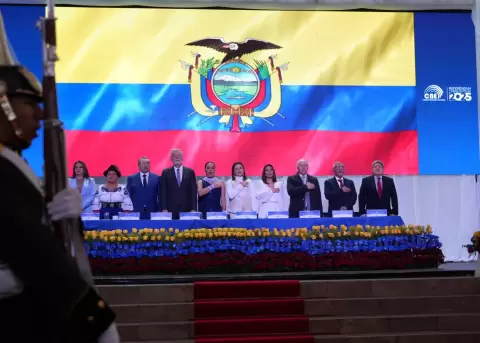 El Consejo Nacional Electoral (CNE) brinda el primer reporte de las votaciones del 16 de noviembre.