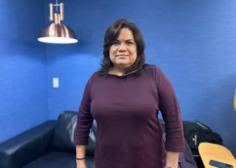 Gabriela Panchana, especialista en comunicaci�n pol�tica.