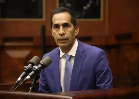 Gustavo D�vila, presidente de la Alianza Nacional por la Salud.