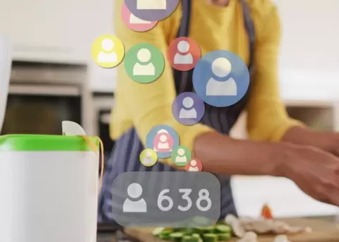 Las redes sociales y plataformas digitales est�n transformando la manera en que comemos.