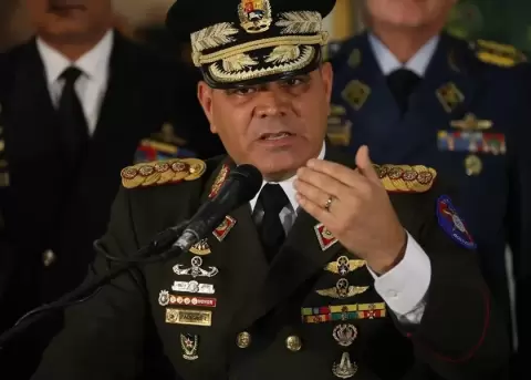 Fotograf�a de archivo del ministro de Defensa de Venezuela, Vladimir Padrino L�pez. EFE/ Miguel Guti�rrez