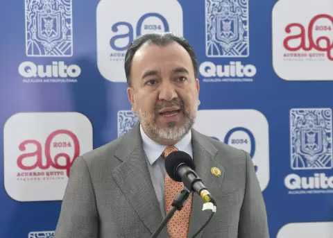Pabel Mu�oz, alcalde de Quito.