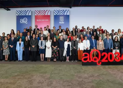 Participantes de la segunda reuni�n del Acuerdo Quito 2034.