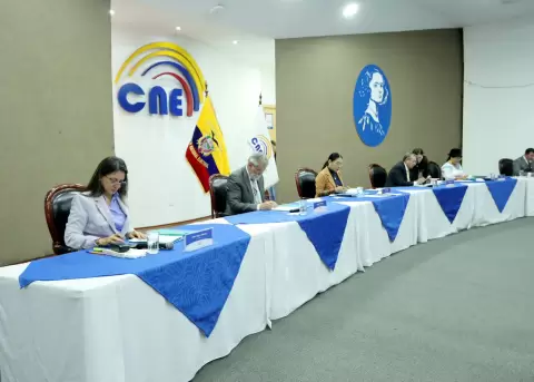 El Pleno del Consejo Nacional Electoral (CNE).
