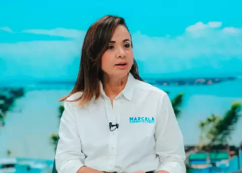 Marcela Agui�aga, prefecta del Guayas.