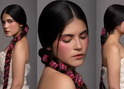 Brenda lleva el folclore ecuatoriano a Vi�a del Mar con orgullo.