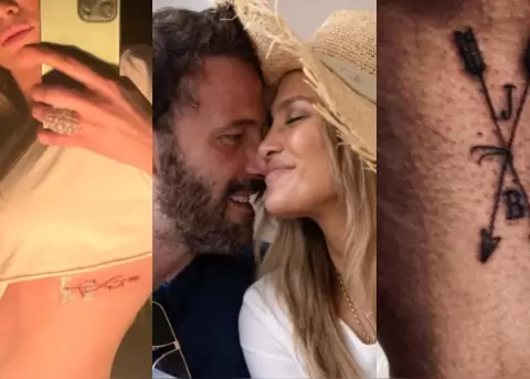 J.Lo transforma su tatuaje tras cerrar cap�tulo con Ben Affleck.