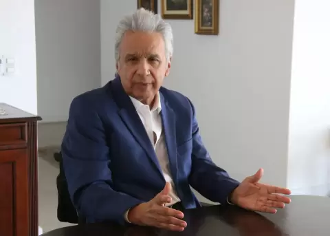 Len�n Moreno, expresidente de la Rep�blica.