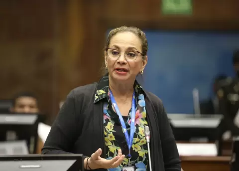 Pierina Correa, exasamble�sta por la Revoluci�n Ciudadana.