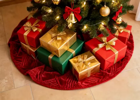 Las faldas de �rbol aportan elegancia, textura y un acabado moderno en las �pocas festivas.