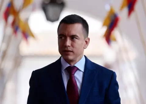 Daniel Noboa, presidente de la Rep�blica.