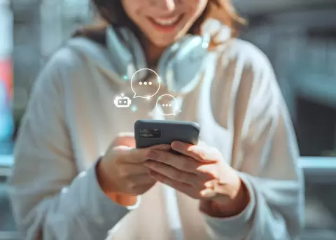 J�venes prefieren mantener contacto con chatbots. La interacci�n con amigos qued� en el pasado.