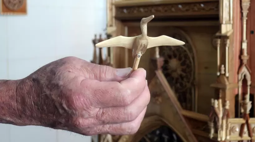 Cada pieza fue hecha con presición.