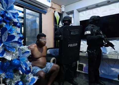 Alias 'Albertito' el momento de su detenci�n.