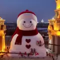 China construye el mu�eco de nieve m�s grande del mundo