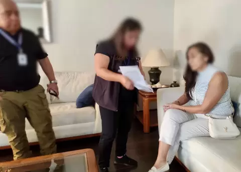 Detenci�n de Tannya Valera, excomandante de la Polic�a.