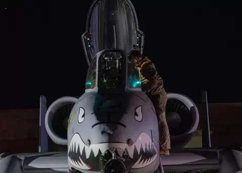 Aeronave estadounidense de ataque.