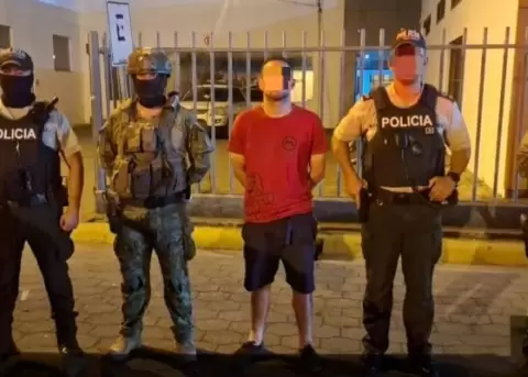 Detenci�n de alias 'Joao', en la provincia de Los R�os.