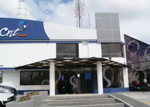 Imagen referencial de una ofician de CNT en el Valle de Los Chillos, en Quito, en 2019.