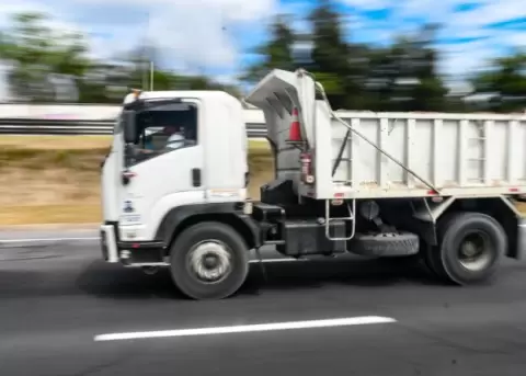 Transporte pesado en Quito.