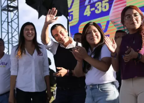 Imagen de archivo de candidatos de ADN en las elecciones extraordinarias, el 31 de agosto de 2023.