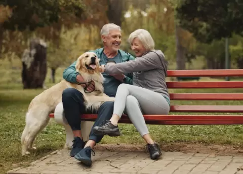 Las mascotas son beneficiosas para las personas adultas.