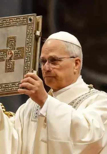 El Papa Le�n XIV preside la Misa de A�o Nuevo en la Bas�lica de San Pedro.